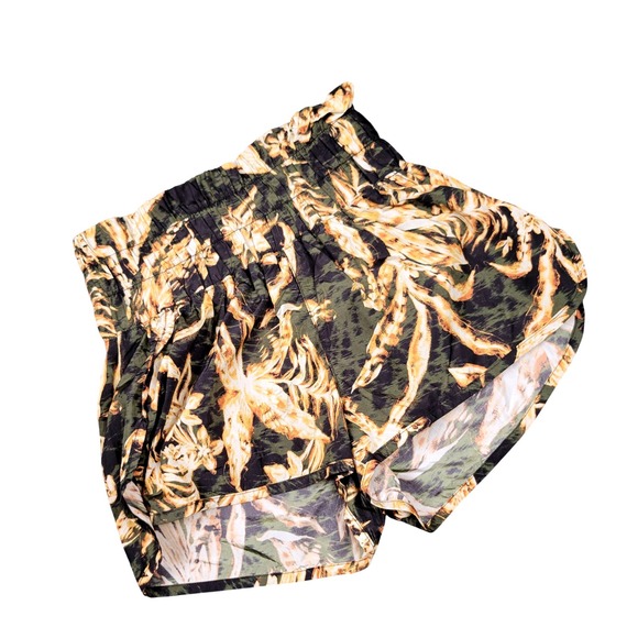 FP‎ Movement Hot Shot Shorts Small High Waisted Running Gym Graphic Print - Picture 1 of 6